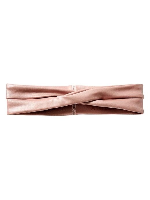 Athleta Womens Twisted Shimmer Headband Mocha Latte Size One Size