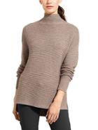 Athleta Womens Merino Lodge Sweater Size L - Walnut