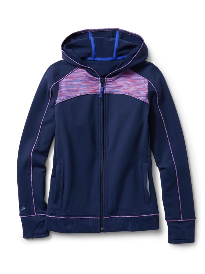 Athleta Girl Good Vibes Hoodie Full Zip