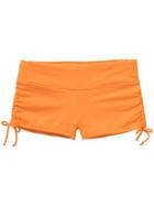 Athleta Womens Scrunch Short Size L - Orange Sherbet