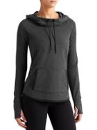 Athleta Womens Sentry Hoodie Sweatshirt Size 1x Plus - Charcoal Grey Heather