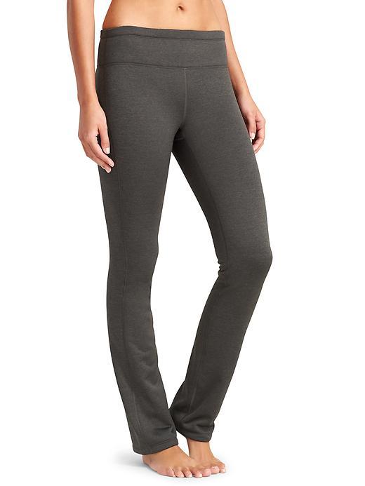 Athleta Womens Heathered Polartec Power Stretch Pant Size L Tall - Charcoal Heather