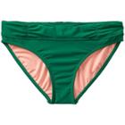 Athleta Shirred Band Bottom - Emerald Green