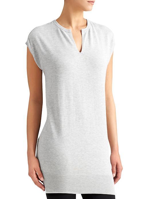 Athleta Womens Intent Sweater Dress Size L - Light Grey Heather