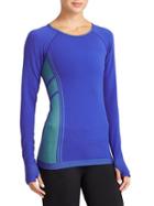 Athleta Womens Neothermal Top Size L - Sapphire