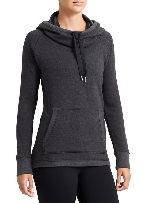 Athleta Womens Cozy Karma Hoodie Size L Tall - Charcoal Heather
