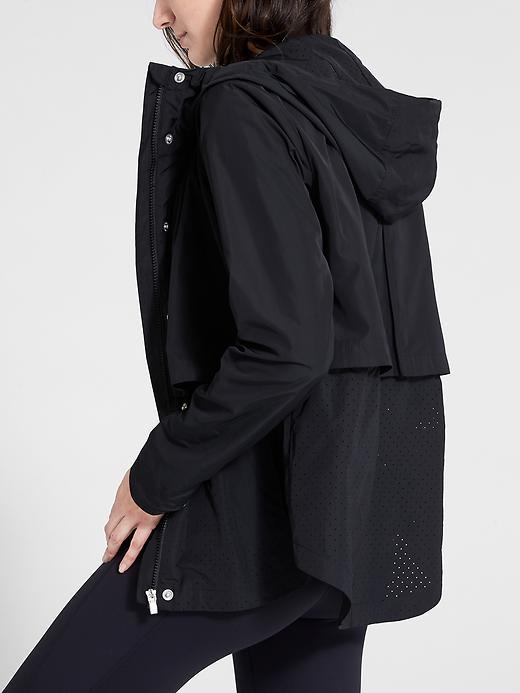 Athleta Womens Aerate Jacket Size L - Black