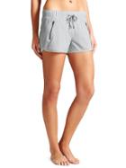 Athleta Womens Stripe Sway Short Size L - Silver Shimmer