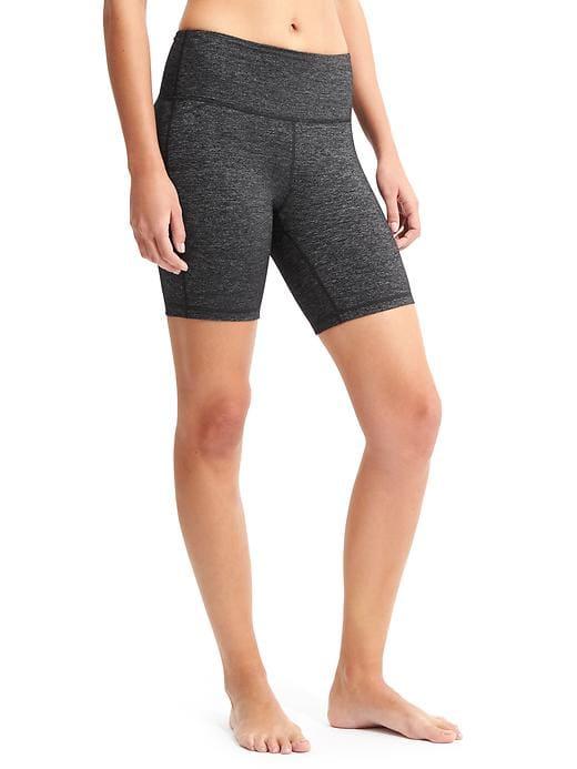 Athleta Womens High Rise Quest Chaturanga 7 Short Black Size L