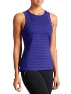 Athleta Womens Mesh Motion Tank Sapphire/ Sapphire Size Xl