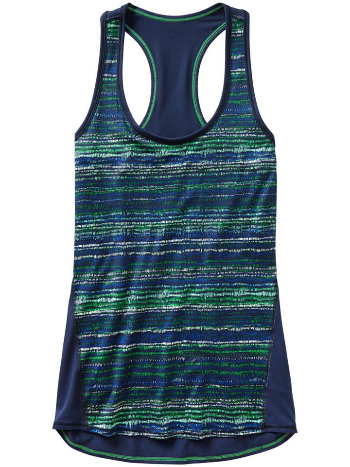 Retreat Print Chi Tank Extra Long