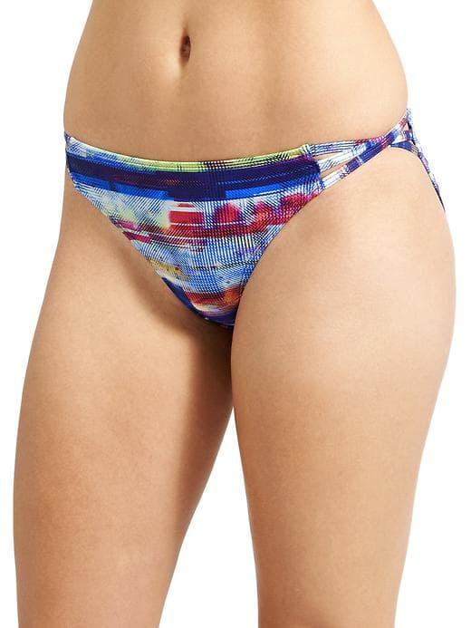 Athleta Womens Redondo Cross Strap Bottom Size L - Dress Blue