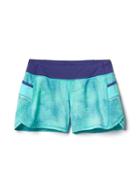 Athleta Printed Record Breaker Short Size L/12 - Palm Dreams