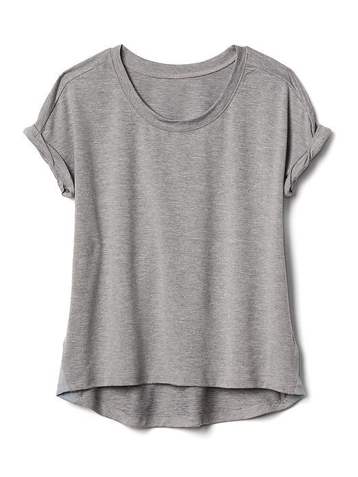 Athleta Sport It Tee Size L/12 - Grey Heather
