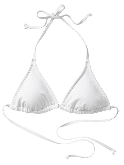 Athleta Womens Triangle String Bikini Size L - White