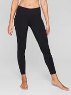 Athleta Womens Mid Rise Salutation 7/8 Tight Black Size S