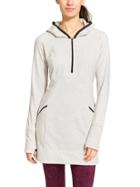 Athleta Womens Warm Up Dress Size L - White Heather