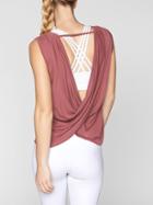 Athleta Womens Revive Drape Tank Crushed Berry Size M