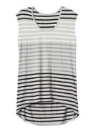 Athleta Womens Wavelength Tee Size L - Grey Heather