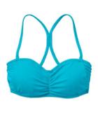 Athleta Womens Bandeau Bikini Size 32d/dd - Bora Bora Blue