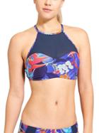 Athleta Womens Lucia Mesh Bikini Size M - Multi Print