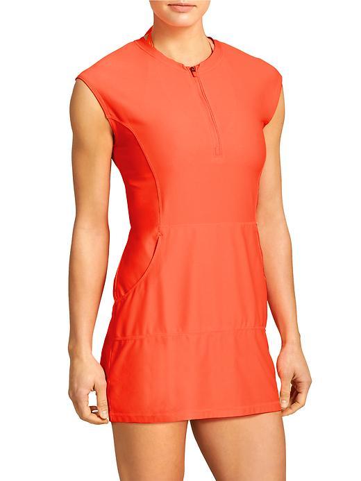 Athleta Womens Wick-it Tee Coverup Size M - Ember Orange