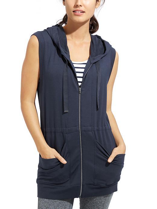 Athleta Womens Lotus Vest Size L - Navy