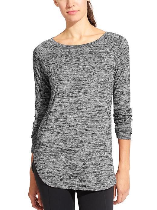 Athleta Womens Pose Top Dark Marl Size Xxs
