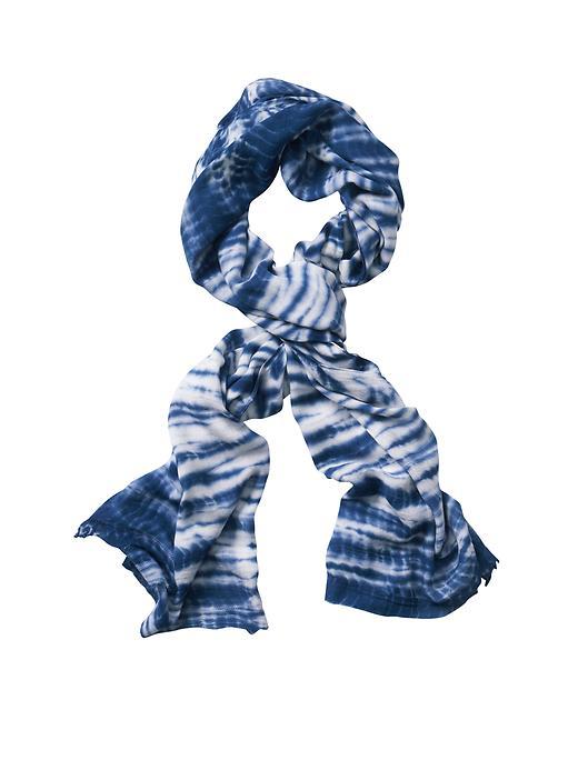 Athleta Womens Tie Dye Scarf Size One Size - Navy