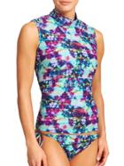 Floral Fade Rashguard Tank