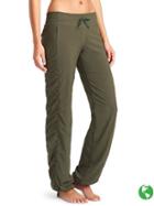 Athleta Womens Lined La Viva Pant Forest Green Size 6