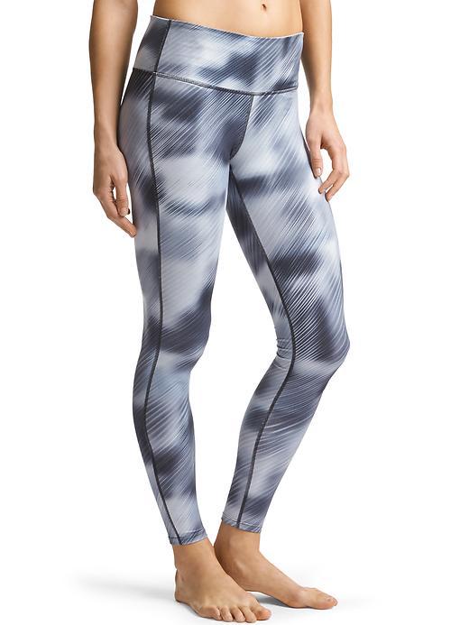 Athleta Womens High Rise Alpine Chaturanga Tight Size M Tall - Black