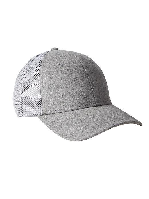 Athleta Womens Heather Trucker Cap Size One Size - Oatmeal
