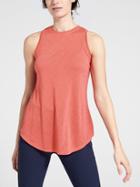 Athleta Womens Breezy Tank Fire Coral Size Xxs