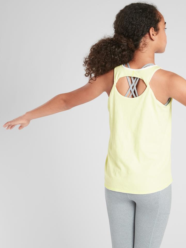 Athleta Girl Reversible Twistful Thinking Tank