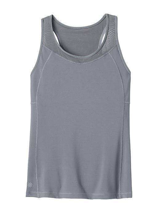 Athleta Womens Chase Tank Size L Tall - Cobblestone Grey