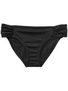 Athleta Womens Shirred Bottom Size L - Black