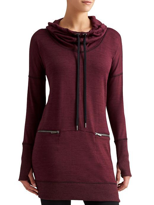 Athleta Womens Sport It Dress Size L Tall - Chianti Heather