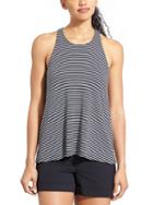 Athleta Womens Crossroad Tank Size L - Black/slate Grey