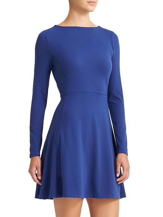 Athleta Womens Cozy Up Dress Size L Tall - Indigo