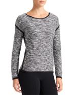Athleta Womens Retreat Sweater Size L - Black Marl