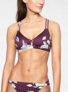 Athleta Womens Aqualuxe Floradora Bikini Top Wild Bloom Size M