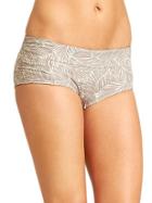 Athleta Womens Printed Aqualuxe Dolphin Short Size L - Foxtail Taupe
