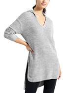 Athleta Womens Horizon Hoodie Size L - Grey Heather