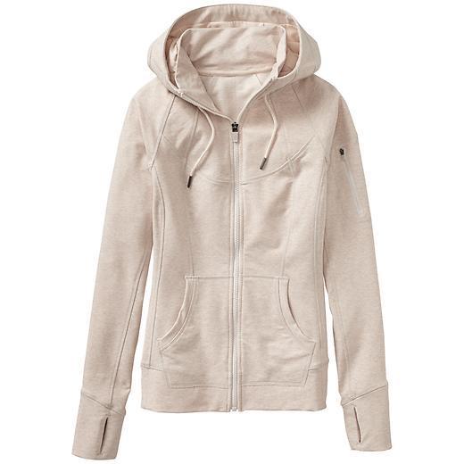 Athleta Slub Strength Hoodie - Oatmeal Heather