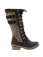 Athleta Womens Conquest Carly Ii Boot By Sorel Black Size 6.5