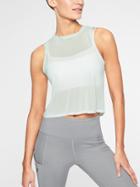 Athleta Womens Micro Mesh Tank Spring Mint Size L