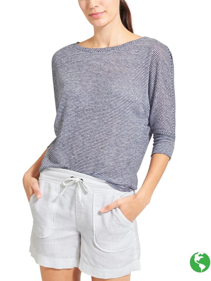 Stripe Dolman Zephyr Top