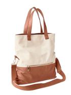 Athleta Womens Canvas Tote Size One Size - Natural/brown