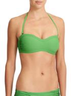 Athleta Womens Molded Bandeau Bikini Size L - Grass Skirt